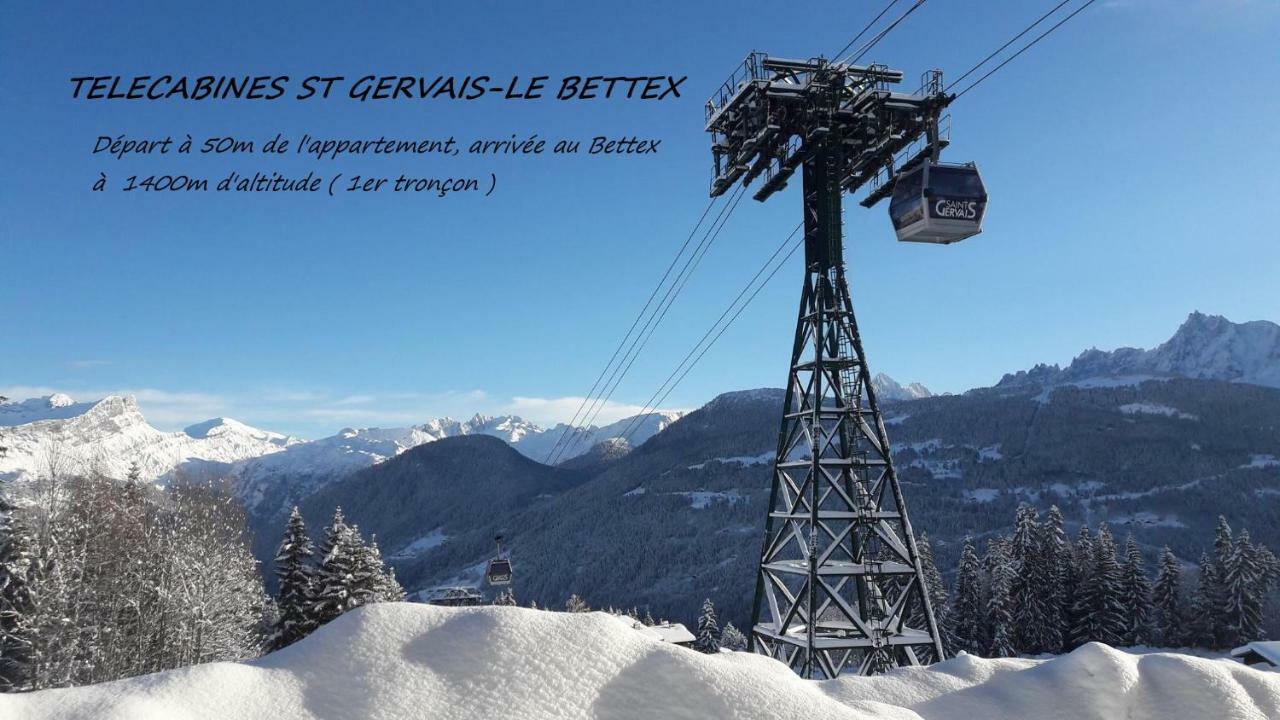 Appartement T2+Cabine Independante Au Depart Des Telecabines Saint-Gervais/Bettex/Mont D'Arbois Exterior photo